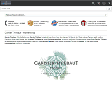 Tablet Screenshot of garnier-thiebaut.eu
